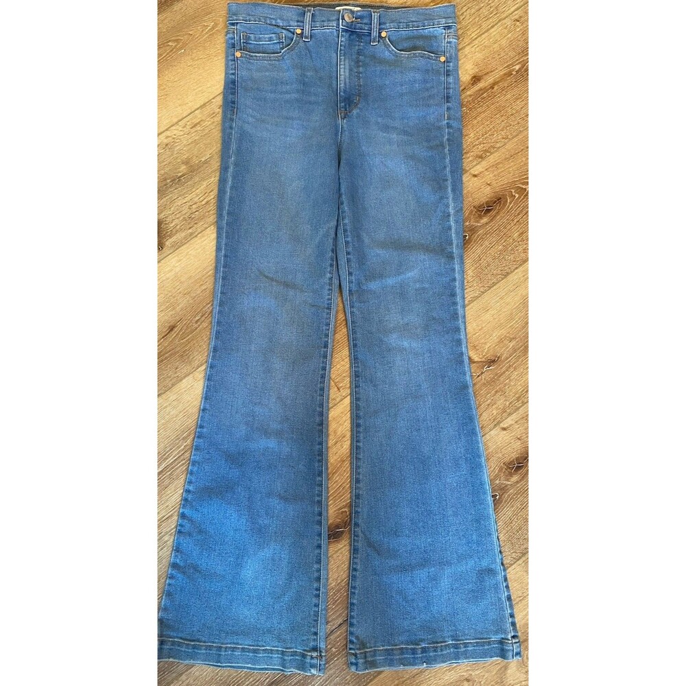 Sofia Vergara Melisa Flare Women's Jeans, Size 10 Blue, Stretch basketball patch